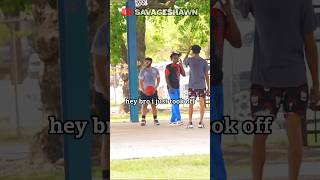 Exploding Basketball Prank  Full video ➡️ savageshawn prank funnyprank pranks funnymoments [upl. by Ennoid]