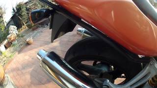 Honda VTR1000F FireStorm 純正排気音 Exhaust Sound [upl. by Kimmy]