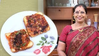 Tomato Open Toast  Mallika Badrinath Indian Recipes  Bread Toaster with Tomato  Breakfast [upl. by Harald268]