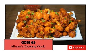 GOBI65 Gobi 65  Restaurant Style  Crispy Cauliflower Fry Recipe  Air Fryer [upl. by Dnomaj]