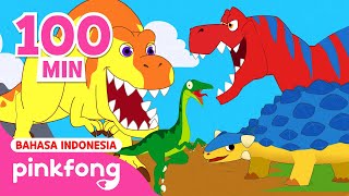 Boom Boom Dunia Dinosaurus dan lagu amp kartun Dinosaurus Anak  Pinkfong Indonesia [upl. by Callery]