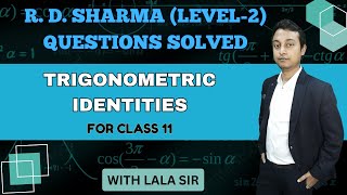 TRIGONOMETRIC IDENTITIES  rvf jee lalasir maths [upl. by Annahavas276]