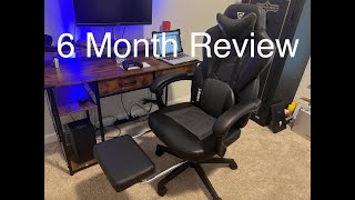 Vigosit Gaming Chair With Footrest and Massager Review [upl. by Atinuaj780]