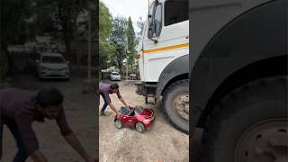 Real dumper truck damaged my car shrots [upl. by Earlie]