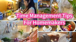 TIME MANAGEMENT TIPS FOR BUSY HOMEMAKERS  Habits of a Smart Homemakers [upl. by Eiggem]