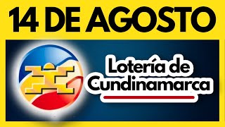 LOTERIA DE CUNDINAMARCA último sorteo del lunes 14 de AGOSTO de 2023 ✅ [upl. by Keviv]