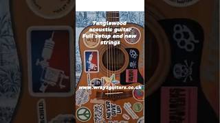 Tanglewood acoustic guitar setup guitar guitarist acousticguitar WrayZGuitars [upl. by Buehler]