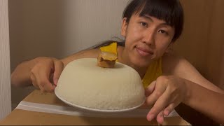 お米5合をサバの味噌煮1切れで食う男〜A man eats a lot of rice with a little misostewed mackerel〜 [upl. by Corydon]