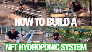 How to Build a Nutrient Film Technique NFT Hydroponic System [upl. by Aleafar885]