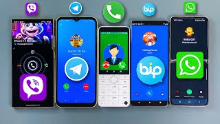 FacetoCall Telegram Bip Viber amp WhatsApp S24 Ultra  Xiaomi Qin  Moto E40N  Z Flip 3  Sams A14 [upl. by Eiroj]