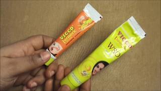 Vicco Turmeric Cream Vs Vicco Turmeric WSO Skin Cream [upl. by Kennet]