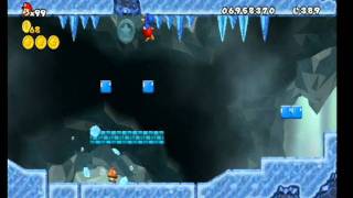 NEW Super Mario Bros Wii 100 Walktrought World 33 ALL STAR COINS [upl. by Pudens306]