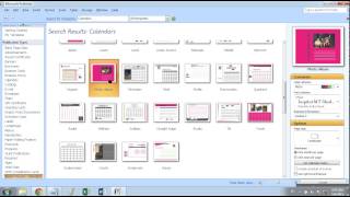 Cara cepat membuat kalender di Microsoft Publisher 2007 [upl. by Seyah]