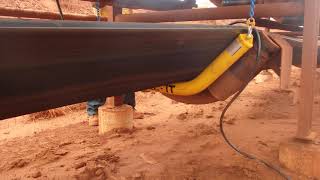 Onsite Operation of Techmines Hydraulic Belt Lifter [upl. by Sile631]