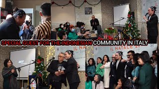 EKI  SPECIAL GUEST FOR INDONESIAN COMMUNITY IN ITALY VLOG [upl. by Akahs325]