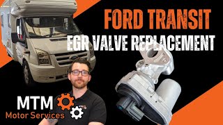 Ford Transit EGR valve replacement P0404 [upl. by Tirreg144]