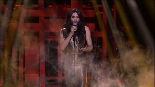 Conchita Wurst  Öppningsnummer i finalen av Melodifestivalen 2015 [upl. by Lashonda]