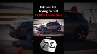 1200 Cc Engine vs 13000 Ton 🔥💀 citroen citroenc3 ytshorts shortfeed shortviral shorts [upl. by Philly321]