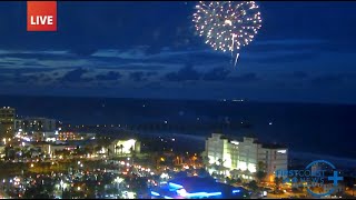 WATCH LIVE Fourth of July fireworks from Jacksonville Beach [upl. by Bronny]