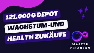 121000 € Depot  Neue Wachstumsaktien ergänzen die DividendenETFs [upl. by Miran]