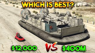 GTA 5  CHEAPEST VS MOST EXPENSIVE WHICH IS BEST HOVER VEHICLE [upl. by Repsaj]