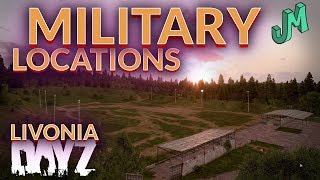 Military Locations 🎒 LIVONIA Map Tour DayZ 🎮 Coming to PC PS4 XBOX [upl. by Aggie415]