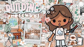 ‧₊˚ SPEEDBUILD building a preschool 🍼🌷  voiced 🎙 toca boca life world 🐚𓍢ִ໋⛲️໒ ꩜ ᯓ🦙 [upl. by Arta]