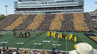 Iowa Hawkeyes football vs Washington Huskies Kinnick Entrance [upl. by Fiden427]