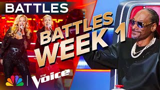 Phenomenal Performances from the First Week of Battles  The Voice  NBC [upl. by Soph]