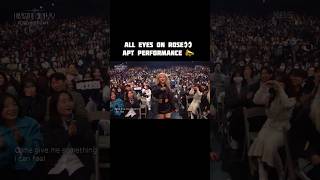 kpop APT PERFORMANCE ￼rose apt kpopfan [upl. by Acie]