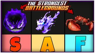 ULTIMATE Character Tier List  The Strongest Battlegrounds [upl. by Arihas]