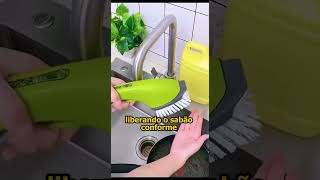 Escova de Limpeza Multiuso Com Porta Detergente [upl. by Adniled556]