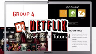 NETFLIX INSPIRED POWERPOINT Easy Tutorial  PPT FREE TEMPLATE  Charlz Arts [upl. by Ytsanyd]