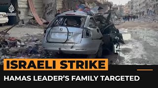 Israeli strike kills three sons of Hamas political leader Ismail Haniyeh  AJ Shorts [upl. by Burkley168]