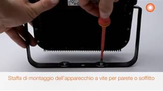 LEDVANCE Floodlight Sensor  video di installazione [upl. by Suirrad61]