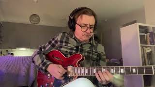 Franklin Avenue 5050 smooth Fusion funk jazz with my Gibson ES339 played by Mikael Björck [upl. by Jessabell]