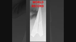 WORLD RECORD FASTEST PAPER AIRPLANE THAT FLY VERY FAR shorts trending jet amazing viralshort [upl. by Evslin]