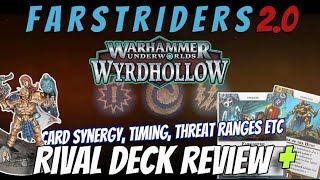 Review   Farstriders 20  Card synergy threat ranges and card timing  Warhammer Underworlds [upl. by Sussi]