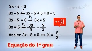 Matemática  Equações e inequações do 1º grau  23 [upl. by Boni979]