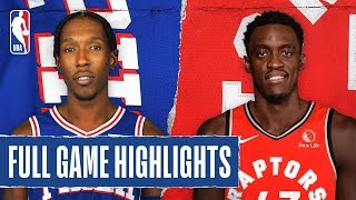 76ERS at RAPTORS  FULL GAME HIGHLIGHTS  November 25 2019 [upl. by Beatrice611]