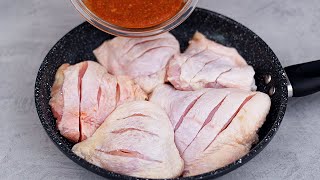 Estos muslos de pollo son tan deliciosos que los hago casi todos los días Receta fácil [upl. by Callean]