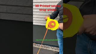 3D Printed Ratchet Strap Winder [upl. by Assirolc]