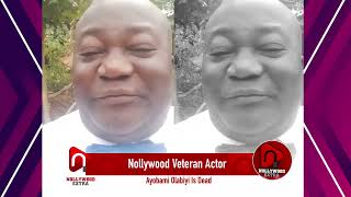 Nollywood Veteran Actor Ayobami Olabiyi is dead [upl. by Ahsiema363]