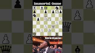 Epic Moment from the Immortal Chess Game chessgame [upl. by Tobi912]