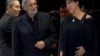 Placido Domingo and Olivia Gorra  Lippen Schgweigen Mexico City 2009 [upl. by Klute]