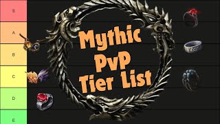 Ranking ALL ESO Mythics In PvP  Gold Road 2024 Edition [upl. by Huebner838]