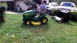 John Deere 42quot lawn sweeper [upl. by Socram]