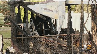 Intense Fire Destroys 2 Sheds In Cheswick [upl. by Disario765]