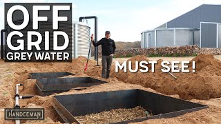 Building an EPIC Off Grid Grey Water System [upl. by Egroj]