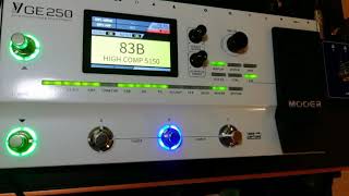 Mooer GE 250 Lead tones [upl. by Agathe]